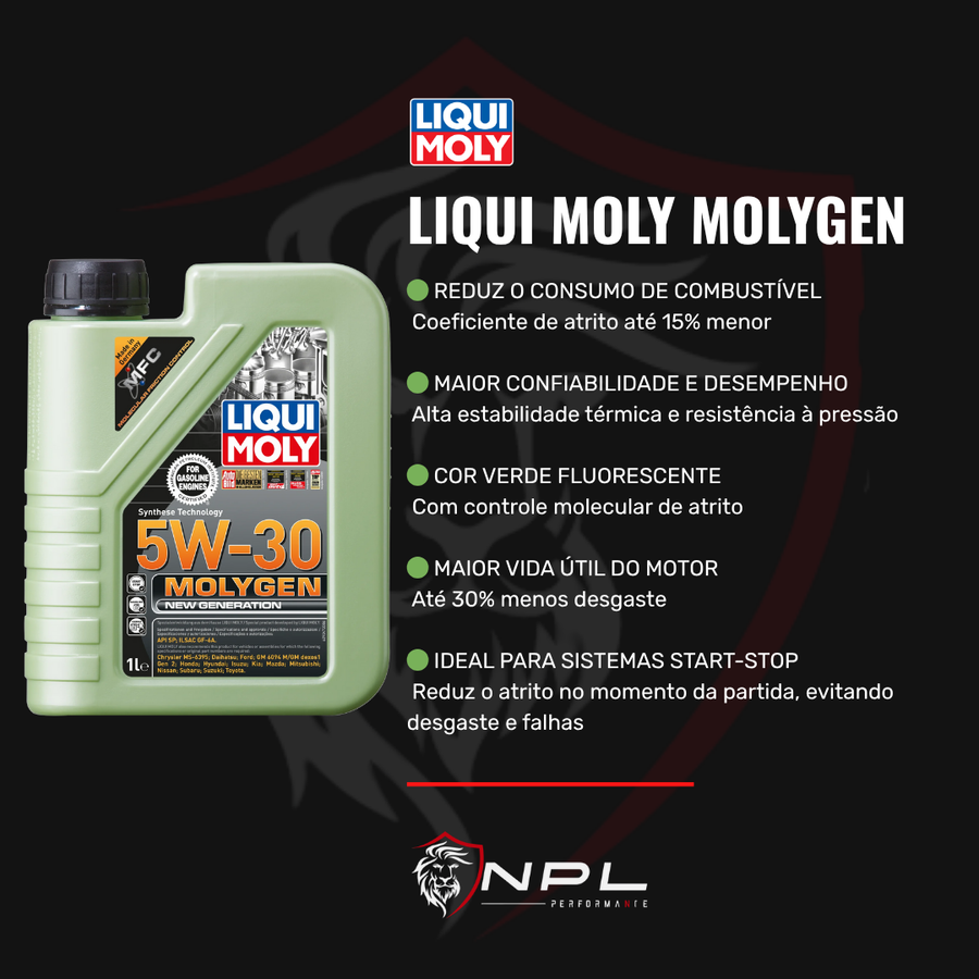 Óleo de Motor Liqui Moly Molygen 5W30 1L
