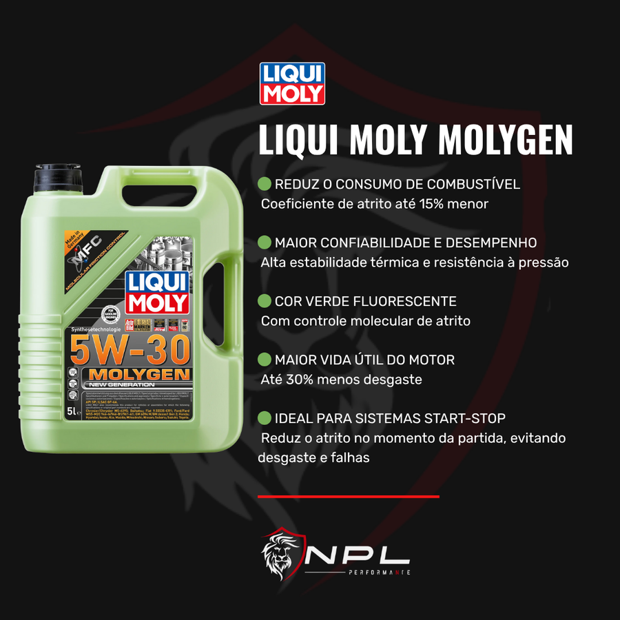 Óleo de Motor Liqui Moly Molygen 5W30 5L