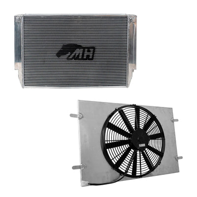 Radiador de Água Racing Completo com Ventoinha Metal Horse para Volkswagen Golf GTI MK7