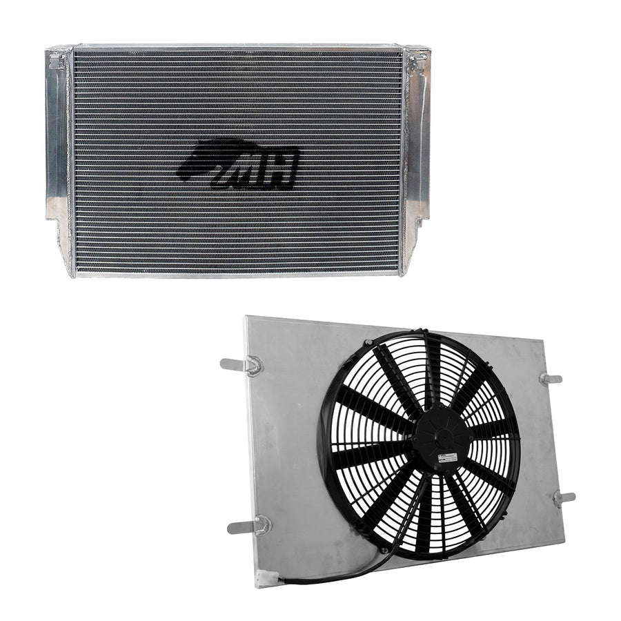 Radiador de Água Racing Completo com Ventoinha Metal Horse para Volkswagen Golf GTI MK7