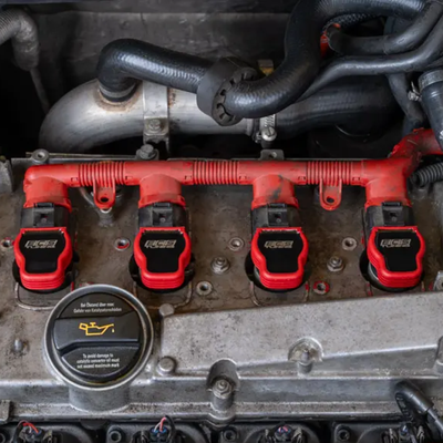 Kit 4 Bobinas De Ignição De Alta Performance Ecs Tuning Para Audi / Volkswagen Motor 1.8T 20V A3, A4, Golf MK4, Passat