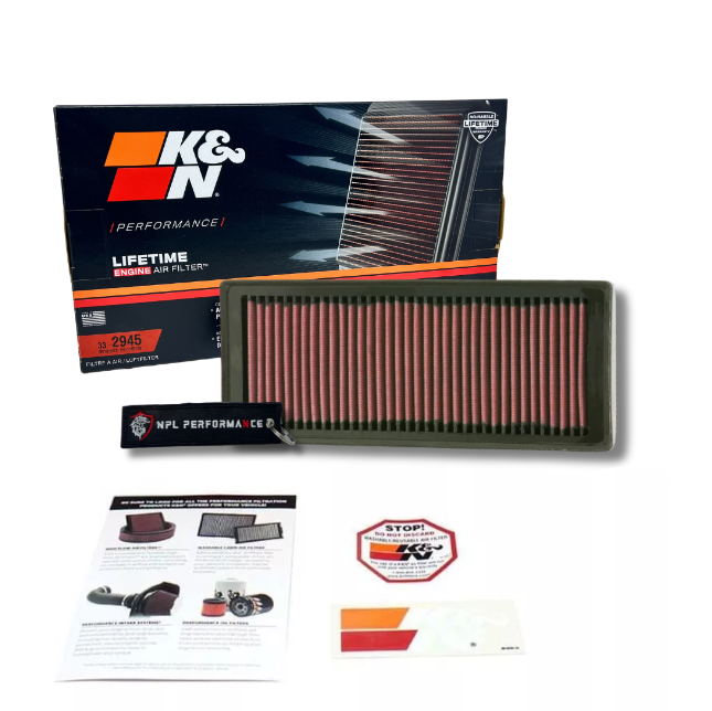 Filtro De Ar K&n 33-2945 Audi A4 1.8 / 2.0t,  A5 2.0t, Q5 2.0t