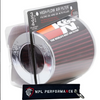 Filtro De Ar Esportivo K&N RG-1001RD Duplo Fluxo com Entrada Ajustável PARA 3" | 3,5" | 4" - Vermelho
