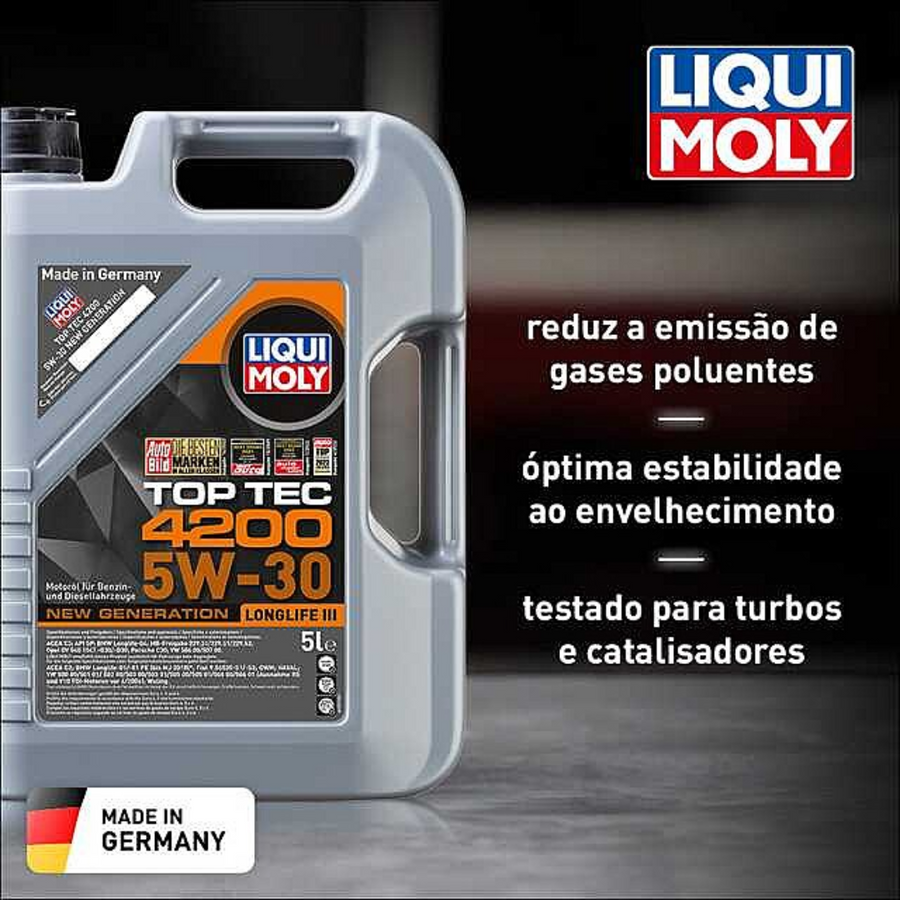 Óleo de Motor Liqui Moly Top Tec 4200 5W-30 5L