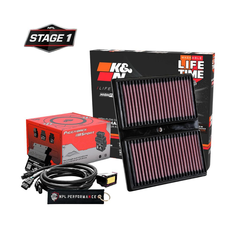 NPL Power Pack Stage 1 Para Vw Up 1.0 Turbo 170 Tsi Chip de Potência + Filtro K&N