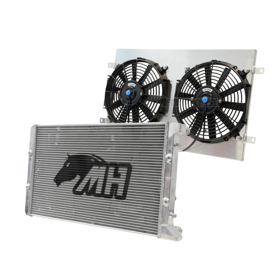 Radiador de Água Completo com Ventoinhas para Golf/A3 1.8t MK4 1999-2006
