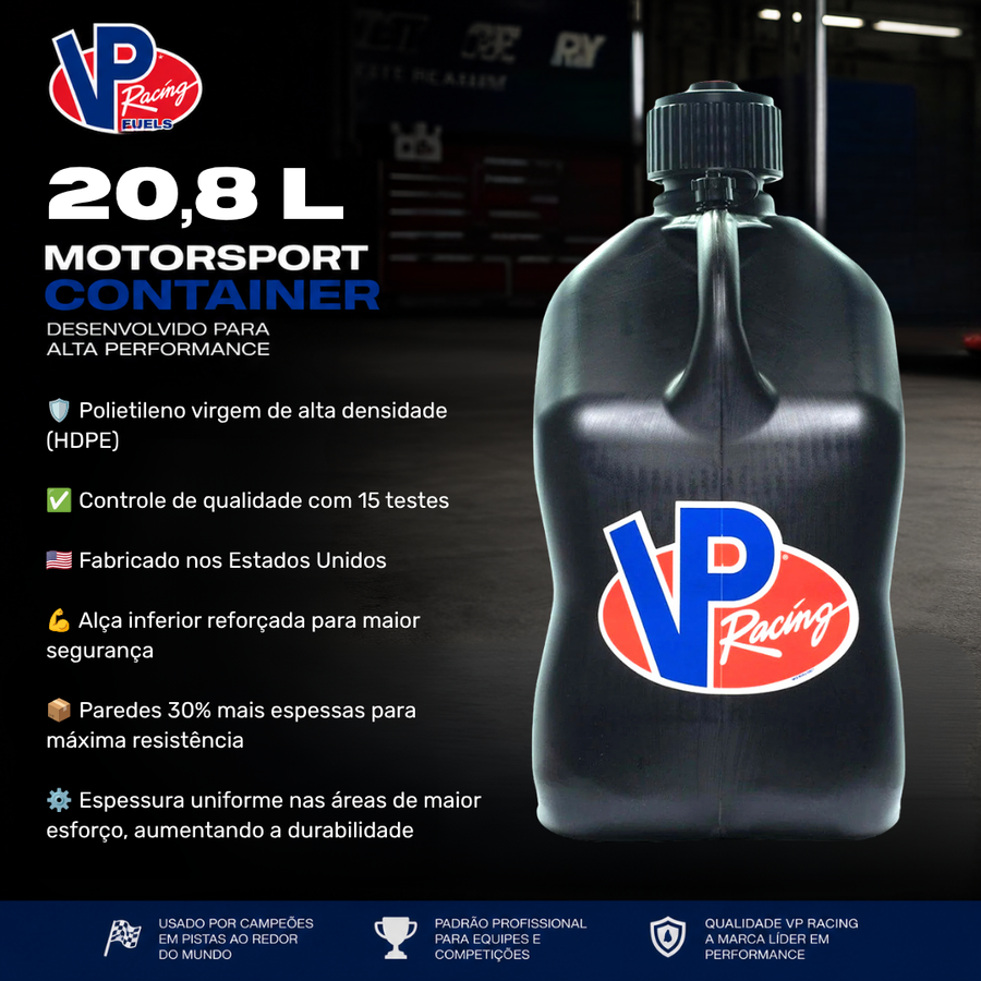 Galão de Abastecimento 5,5GL 20,8L VP Racing Fuels