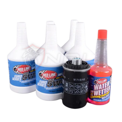 Kit de Troca de Óleo Red Line VW Jetta MK6, Passat B7, Tiguan, Audi A3 8P 2.0 TSI 200cv NPL Performance Parts