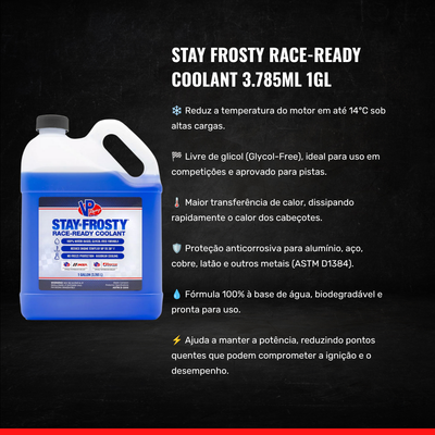 Stay Frosty Race-Ready Coolant 3.785ml 1GL VP Racing Fuels