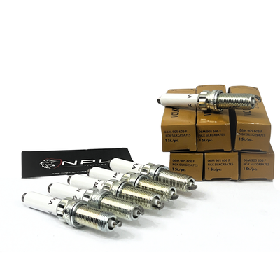 Kit 6 Velas De Ignição 06M905606F Genuínas Audi B9 RS4 / RS5, A7, SQ5, Q7, Q8 Quattro 2.9T / 3.0T