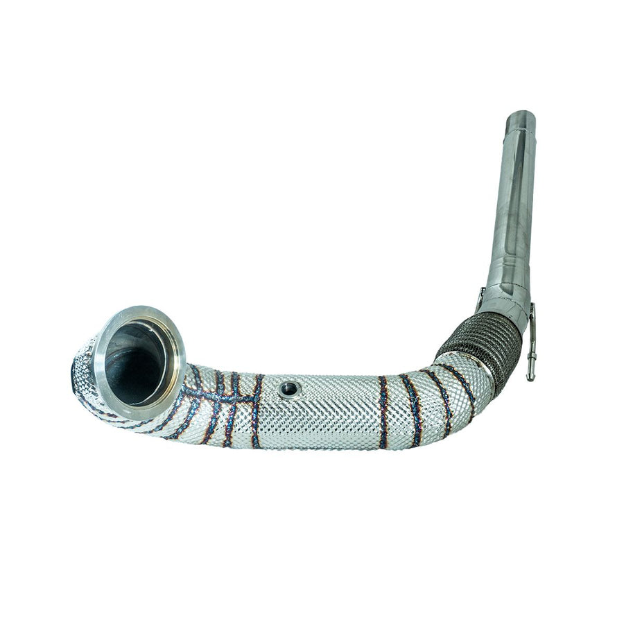 Downpipe com Inconel para Audi A3 TFSI 1.8 180cv 2013 a 2016 - INOX