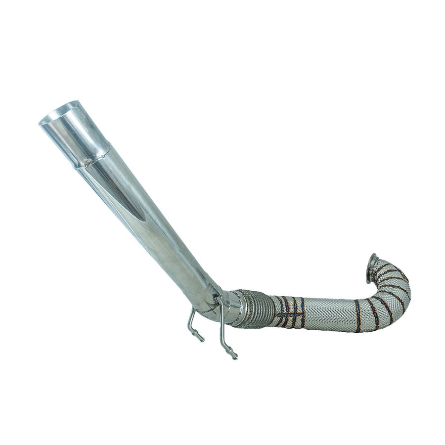 Downpipe com Inconel para Audi A3 TFSI 1.8 180cv 2013 a 2016 - INOX