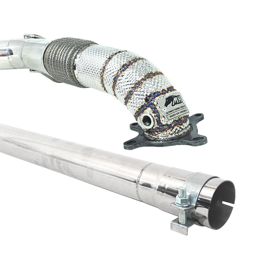 Downpipe com Inconel para VW Audi Jetta Fusca A3 TSI 2.0 200cv - INOX