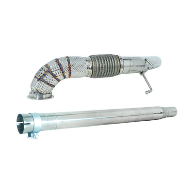 Downpipe com Inconel para VW Jetta Fusca TSI 2.0 211cv - INOX