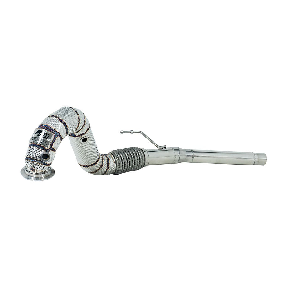 Downpipe com Inconel Metal Horse para VW Nivus Polo Virtus T-Cross TSI 1.0 EA211 MQB 128cv - INOX