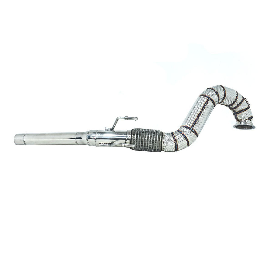 Downpipe com Inconel Metal Horse para VW Nivus Polo Virtus T-Cross TSI 1.0 EA211 MQB 128cv - INOX