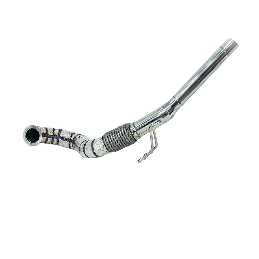 Downpipe com Inconel Metal Horse para VW Nivus Polo Virtus T-Cross TSI 1.0 EA211 MQB 128cv - INOX