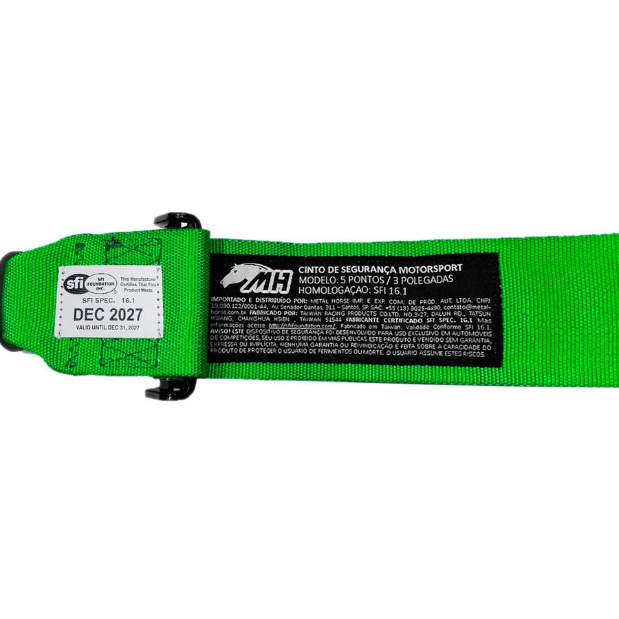 Cinto Racing 5 Pontos de 3