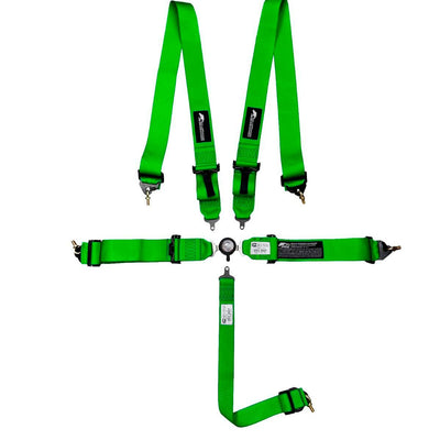 Cinto Racing 5 Pontos de 3" Polegadas Certificado SFI 16.1 Validade 12/2027 - Verde