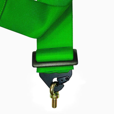 Cinto Racing 5 Pontos de 3" Polegadas Certificado SFI 16.1 Validade 12/2027 - Verde