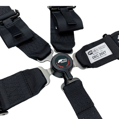 Cinto Racing 5 Pontos de 3" Polegadas Certificado SFI 16.1 Validade 12/2027 - Preto