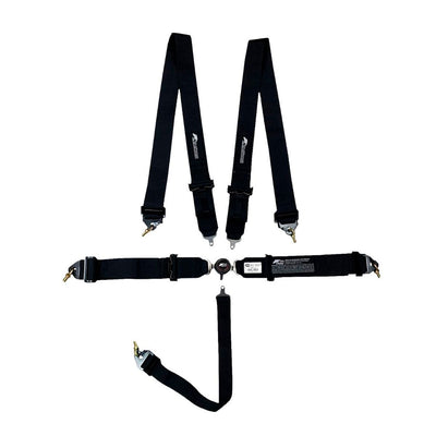Cinto Racing 5 Pontos de 3" Polegadas Certificado SFI 16.1 Validade 12/2027 - Preto