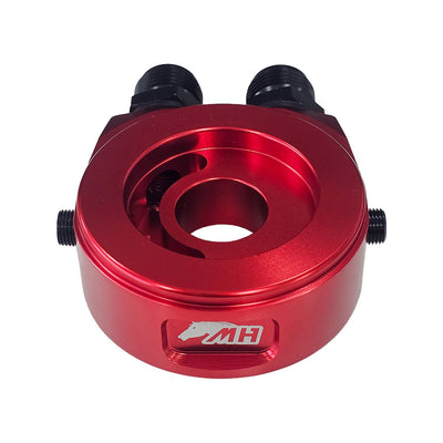 Suporte Completo Vermelho de Filtro de Óleo para Radiador Remoto (Tipo Sandwich Plate)