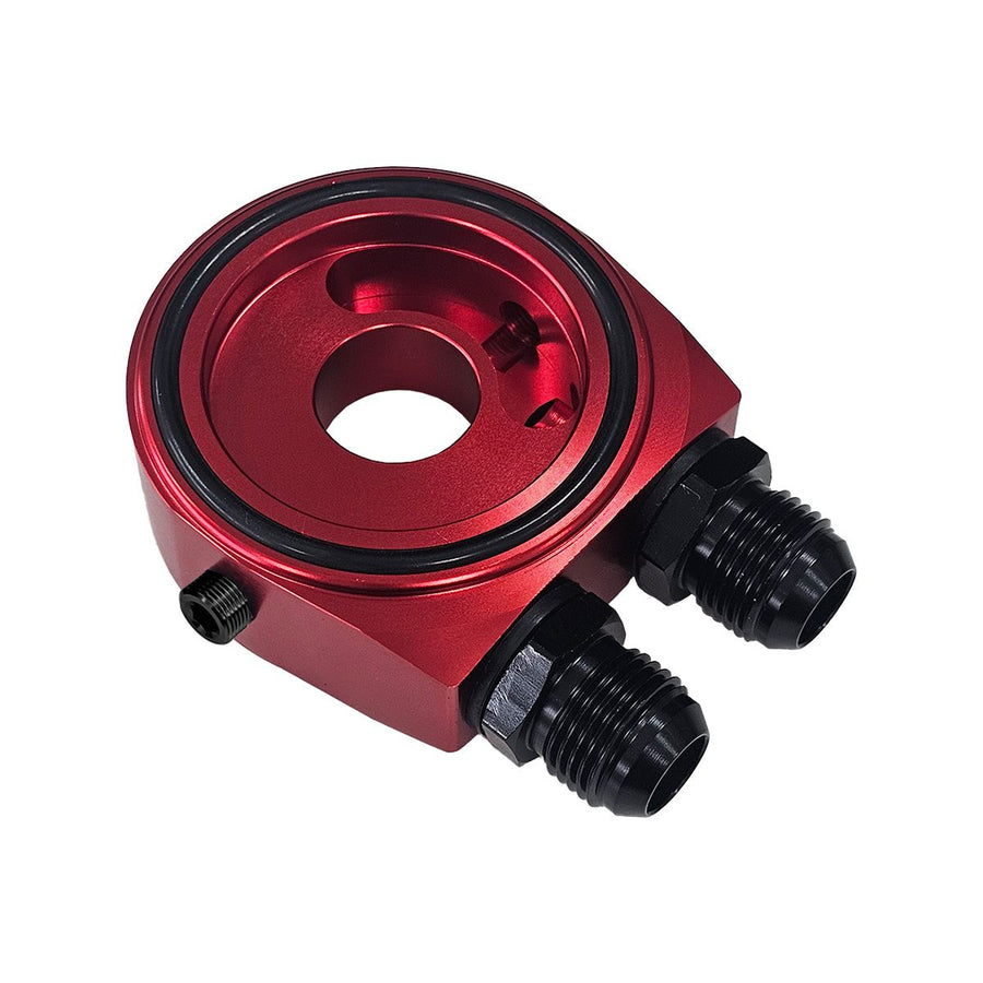 Suporte Completo Vermelho de Filtro de Óleo para Radiador Remoto (Tipo Sandwich Plate)