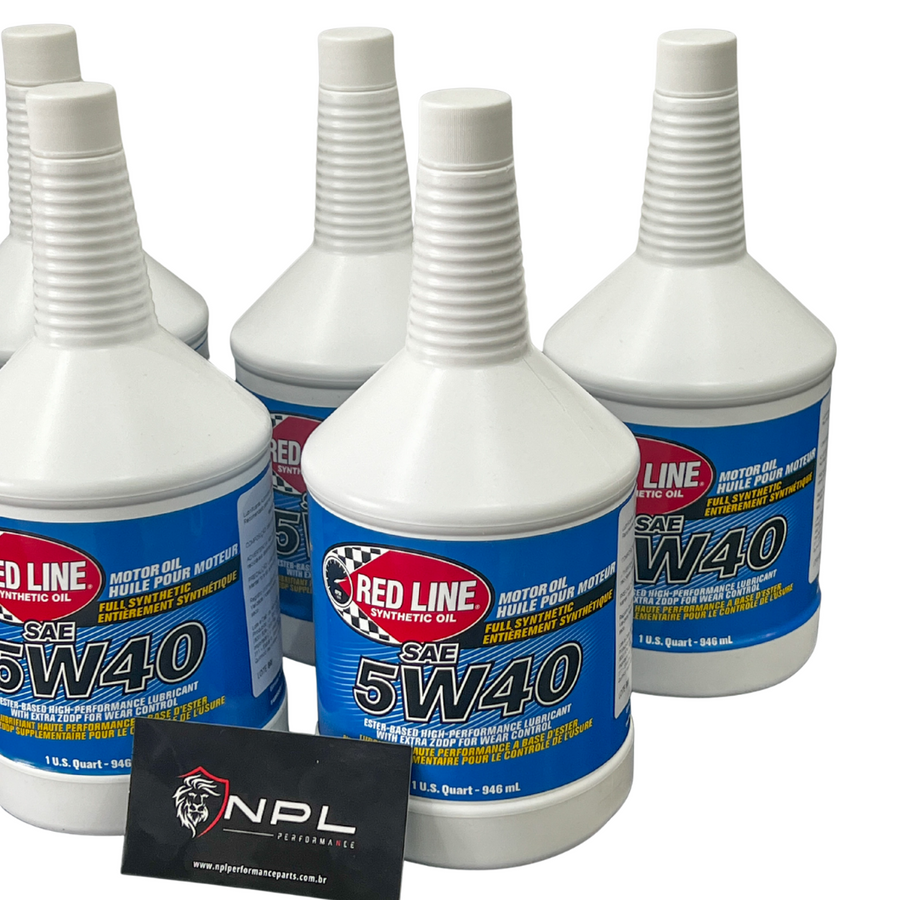 Red Line 5W40 Motor Oil 946ml - 7 unidades (6,62 Litros)