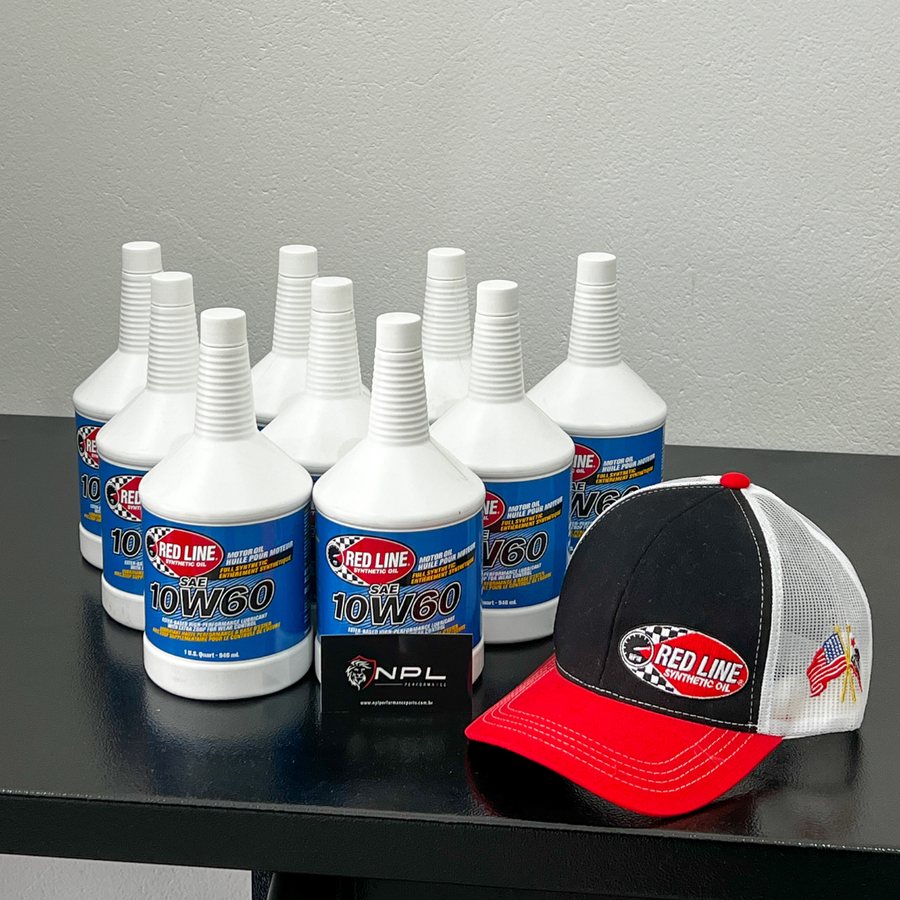 Red Line 10W60 Motor Oil 946ml - 10 unidades (9,46 Litros)