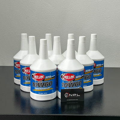 Red Line 10W60 Motor Oil 946ml - 10 unidades (9,46 Litros)