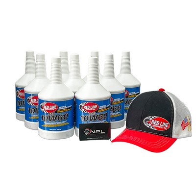 Red Line 10W60 Motor Oil 946ml - 10 unidades (9,46 Litros)