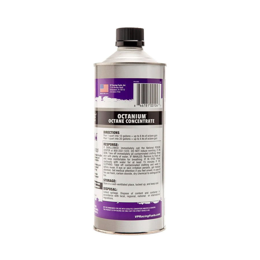 Octanium Madditive (ROXO) Octane Booster Com Chumbo 946ml 1QT VP Racing Fuels