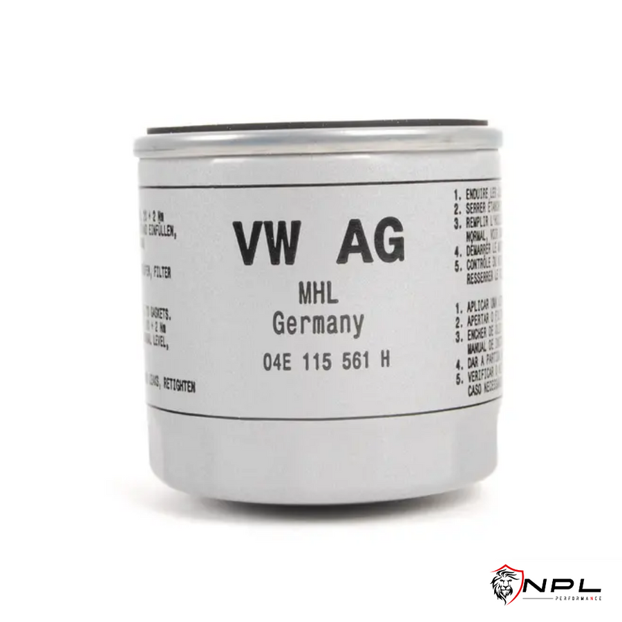 Filtro de Óleo VAG 04E115561H Vw UP!, Jetta MK6, Golf MK7, Audi A3, Q3 Motor 1.0T, 1.4T VW/AUDI