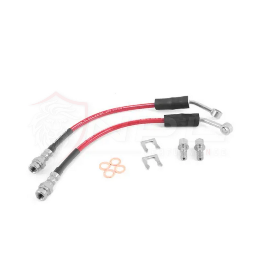 Aeroquip De Freios Em Malha De Aço Traseiro Ecs Tuning Vw Jetta Mk7 Gli, Tiguan Mqb, Audi S3 8v, 8S TTRS, RS3, TTS ECS Tuning