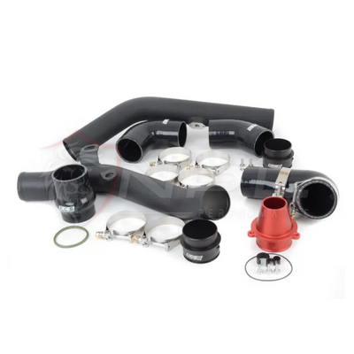 Charge Pipe + Boost Pipe ECS Tuning Para Audi A3 8P, VW Jetta MK6 EA888 Gen 1  2.0T TSI 200cv - Com Turbo Muffler Delete ECS Tuning