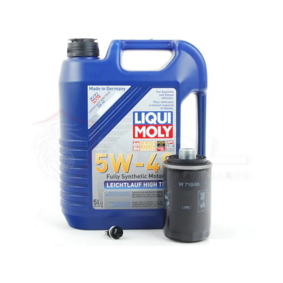 Kit de Troca de Óleo Liqui Moly VW Jetta MK6, Passat B7, Tiguan, Audi A3 8P 2.0 TSI 200cv - Com Bujão Carter NPL Performance Parts
