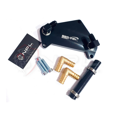 Plate Adaptador Para Radiador de Óleo Câmbio DSG DQ250 BAR-TEK Motorsport