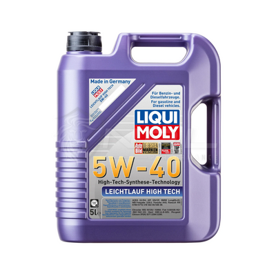 Óleo de Motor Liqui Moly Leichtlauf High Tech 5W40 5L Liqui Moly