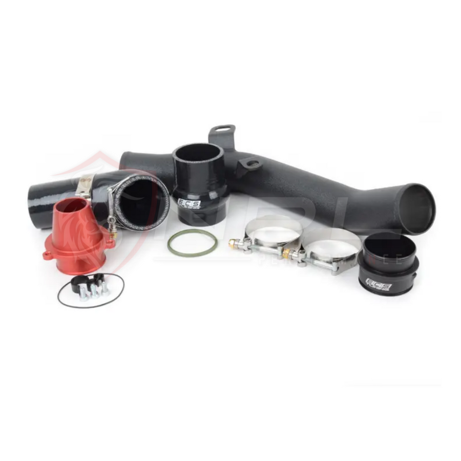 Turbo Outlet Pipe (Boost Pipe) ECS Tuning Para Audi A3 8P, VW Jetta MK6, Fusca EA888 Gen 1 2.0T TSI 200cv- Com Turbo Muffler Delete ECS Tuning