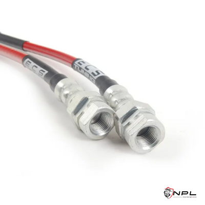 Aeroquip de Freios em Malha de Aço Dianteiro VW Jetta MK6, Fusca, Audi A3 8P ECS Tuning