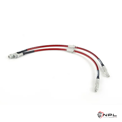 Kit Completo Aeroquip de Freios em Malha de Aço dianteiro e traseiro VW Jetta MK6, Fusca, Audi A3 8P ECS Tuning