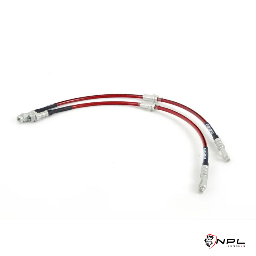 Kit Completo Aeroquip de Freios em Malha de Aço dianteiro e traseiro VW Jetta MK6, Fusca, Audi A3 8P ECS Tuning