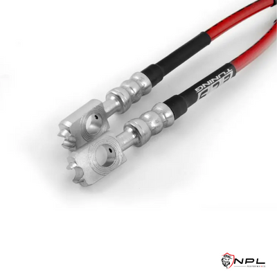 Aeroquip de Freios em Malha de Aço Dianteiro VW Jetta MK6, Fusca, Audi A3 8P ECS Tuning