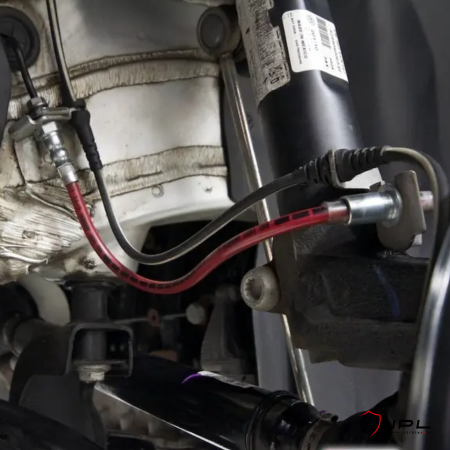 Kit Completo Aeroquip de Freios em Malha de Aço dianteiro e traseiro VW Jetta MK6 , Fusca, Audi A3 8P ECS Tuning