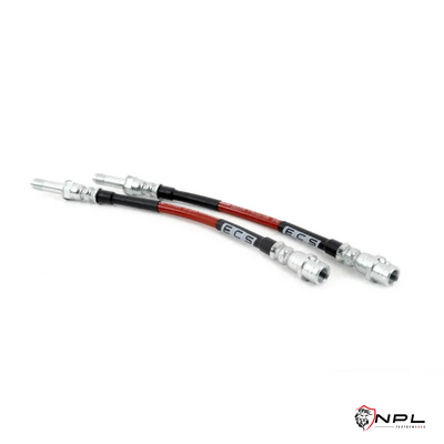 Kit Completo Aeroquip de Freios em Malha de Aço Dianteiro e Traseiro BMW F2X, F3X ECS Tuning