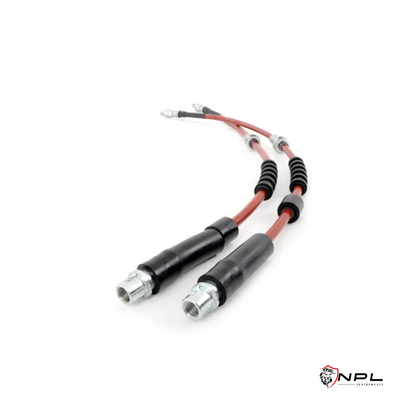 Kit Completo Aeroquip de Freios em Malha de Aço Dianteiro e Traseiro BMW F2X, F3X ECS Tuning