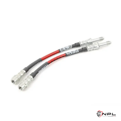 Kit Completo Aeroquip de Freios em Malha de Aço Dianteiro e Traseiro BMW F2X, F3X ECS Tuning