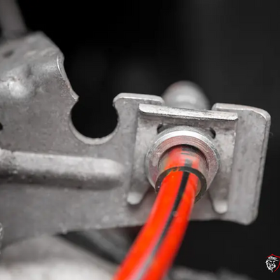 Kit Completo Aeroquip de Freios em Malha de Aço Frente e Trás VW Golf MK7 GTI ECS Tuning