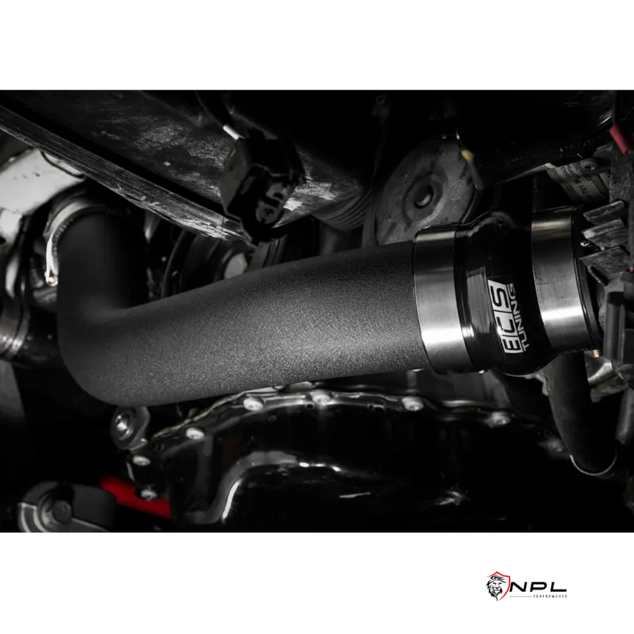 Turbo Outlet Pipe (Boost Pipe) ECS Tuning Para Audi A3 8P, VW Jetta MK6, Fusca EA888 Gen 1 2.0T TSI 200cv- Com Turbo Muffler Delete ECS Tuning